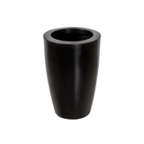 Vaso Cone Liso Preto - 45cm