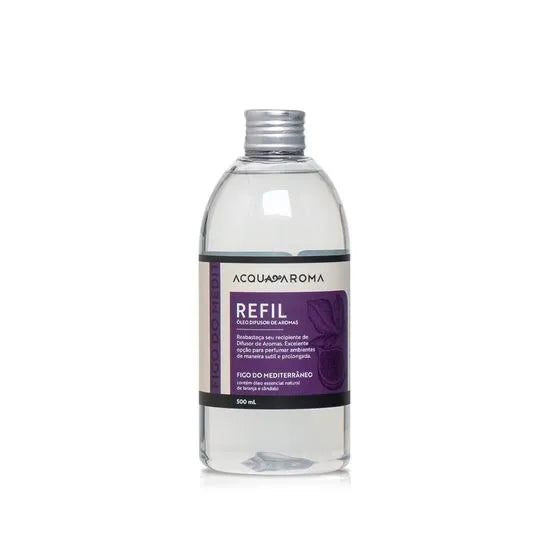 Refil Óleo Difusor de Aromas Acqua Aroma Noir - Figo do Mediterrâneo 500ml