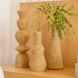 Vaso Rústico Jarro Trama M - 37x13cm