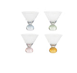 Taça Coquetel Esfera Vibrance Azul – 11x10,8cm
