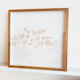 Quadro Bolhas Nude - 60x60