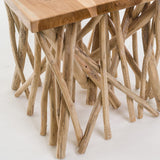 Mesa Lateral Madeira Galhos – 50x50x50 cm