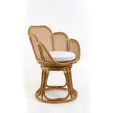 Poltrona Giratória Rattan Bungalow – 80x60x45 cm