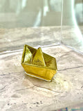 Caixa Barco Dourado G - 15cm