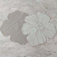 Lugar Americano de Flor Dupla Face Verde - 40x40cm