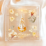 Caixa Acrílica de Bênção Oratório Nossa Senhora de Fátima II - 16x16 cm