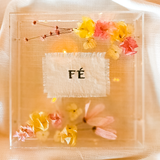 Caixa Acrílica de Bênção Fé - 23x23 cm