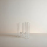 Vaso 4 Tubos Canelado - 14x13cm