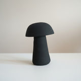 Adorno Cogumelo Slim M (Preto) - 18x13cm