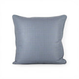 Almofada em Linho Estampado (Xadrez Azul) P - 52 × 52 cm