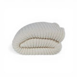 Manta em Tricô Soft (Off-White) - 2,20 × 0,90 m