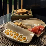 Petisqueira Orgânica Cerâmica Fendi - 37cm