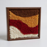 Quadro em Tapeçaria Contemporânea Abstrait - 20 x 20 cm