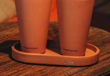 Bandeja Decorativa Acqua Aroma Oval Terracota 21,5x11,5cm