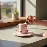 Caneca Circle Gold Rosa