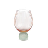 Taça Água Dots Laranja/Verde - 500ml