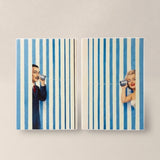 QUADRO AZULEJO DALI E MARILYN CERÂMICA AZUL - 20X30CM