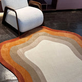 Tapete Orgânico Waves Mirage Aura Terracota - 1,95 × 2,50 m