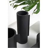 Vaso Tag Concreto Preto - 13x40cm