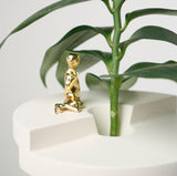 Vaso G Série Foz + Escultura Menina Sentada - 35x15cm