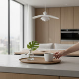 Bandeja Oval Rovere em Madeira de Carvalho – 31 x 15cm