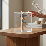 Caixa Acrílica c/ Amuleto Cristal de Quartzo Azul P - 10x14cm