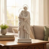 Imagem Sagrada Família c/ Auréola Dourada - 27cm