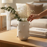 Vaso Dots Alto Off-White - 22,2x28,4cm