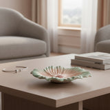 Flor Decorativa (Rosa/Verde) – 4 x 21,5 x 21,5 cm