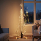 Árvore de Natal 400 LED Bivolt Branco Quente - 1,5m