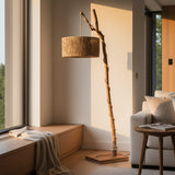 Luminária Piso Tecai Rattan Arbor – Ø7/13 x A250 cm