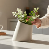 Vaso Equilíbrio Off-White III - 15,5x16cm