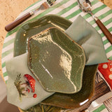Prato Bio Croco P Organic Verde Jade - 20x16cm