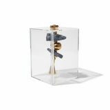 Caixa Acrílica c/ Amuleto Cristal de Quartzo Azul P - 10x14cm