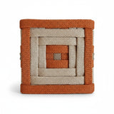 Quadro Cordas Náuticas Trançado Nude I (Coleção Joias) - 10x10cm