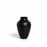 Vaso Texturizado Preto Fosco - 24,2x35,5cm