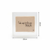 Caixa Acrílica 'Tudo Aqui Já foi uma Oração' - 20x20cm