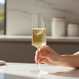 Taça de Champanhe Cristal Martelado Petra - 300ml