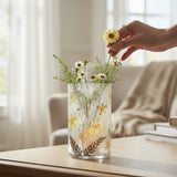 Vaso Botânico em Vidro G – Arranjo Floral Natural