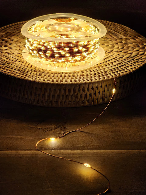 Cordão de 1000 LEDs Fio de Fada Strobo - 100 m