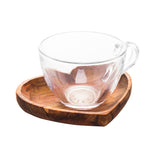 Xícara Chá com Pires Coração