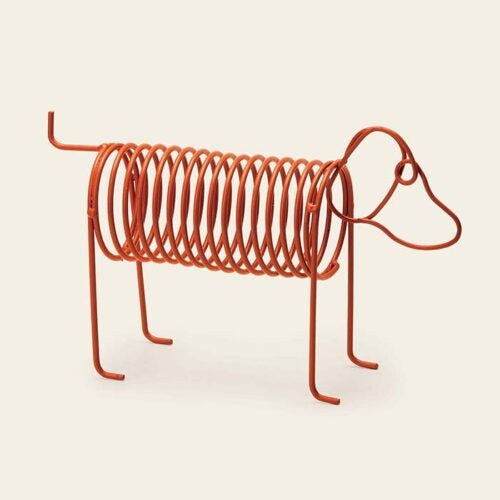 Escultura Cachorro Laranja - 17cm