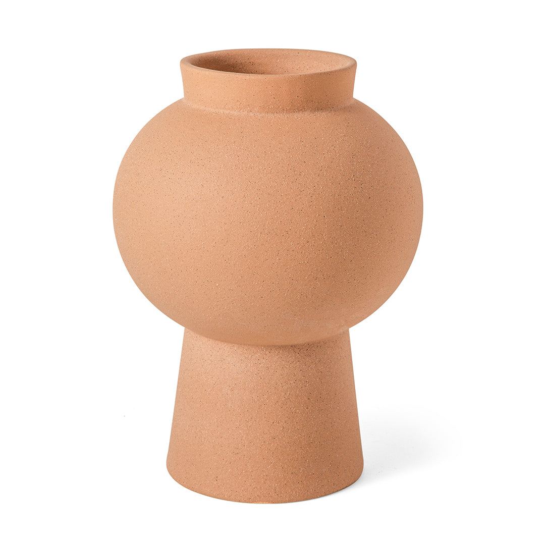 Vaso em Cerâmica Malibu Terracota - 20x28cm