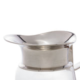 Jarra de Vidro Prata Bambu