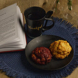 Jogo Americano Rústico Azul Marinho - 38cm