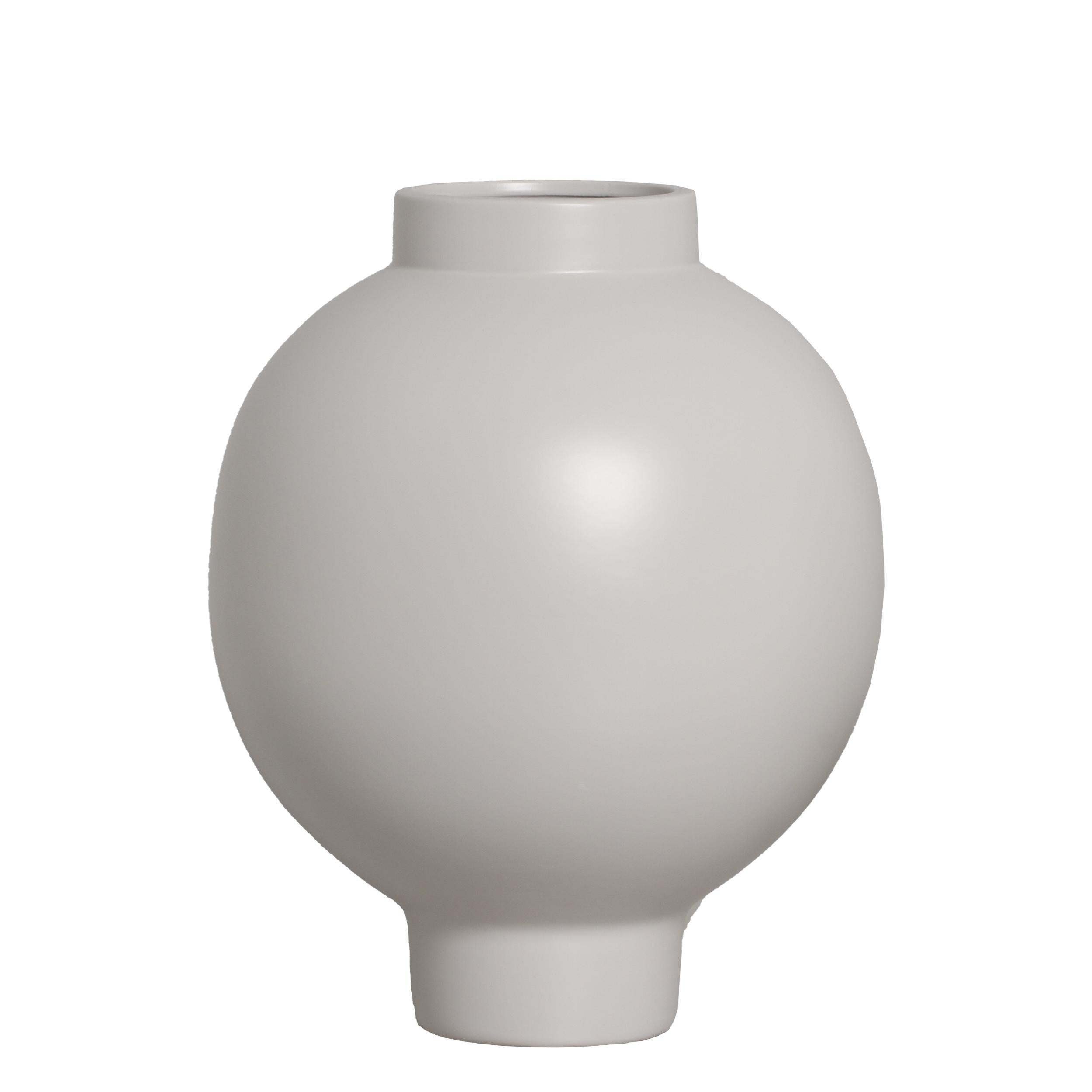 Vaso de Cerâmica Oskar Off White - 24x30.5cm