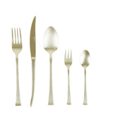 Conjunto de Talheres Dourado Fosco Wolf - 30 unidades