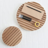 Centro de Mesa Côncavo Wood - 30x30