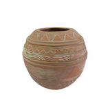 Vaso de Barro Hindi - 24x24cm.