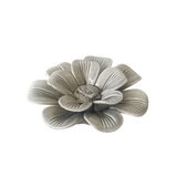 Flor de Cerâmica Cinza - 8cm